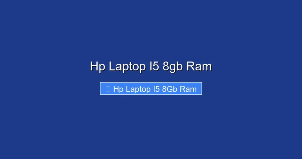 Hp Laptop I5 8gb Ram