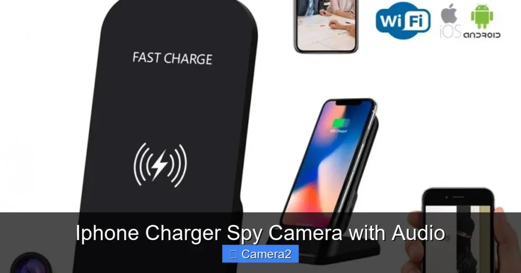 Iphone Charger Spy Camera with Audio