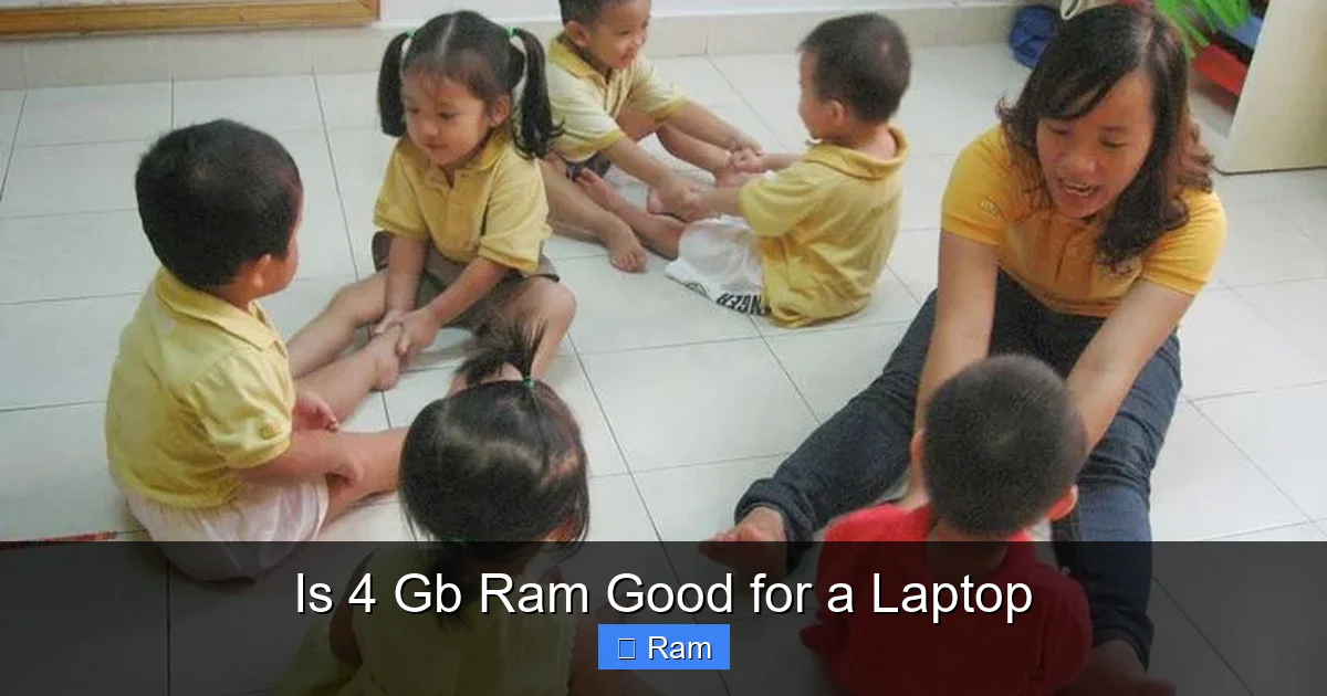 Is 4 Gb Ram Good for a Laptop