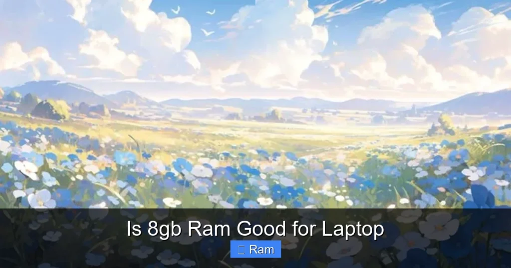 Is 8gb Ram Good for Laptop
