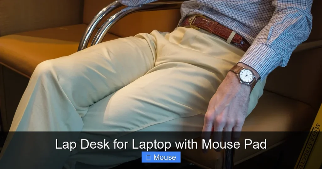 Lap Desk for Laptop with Mouse Pad