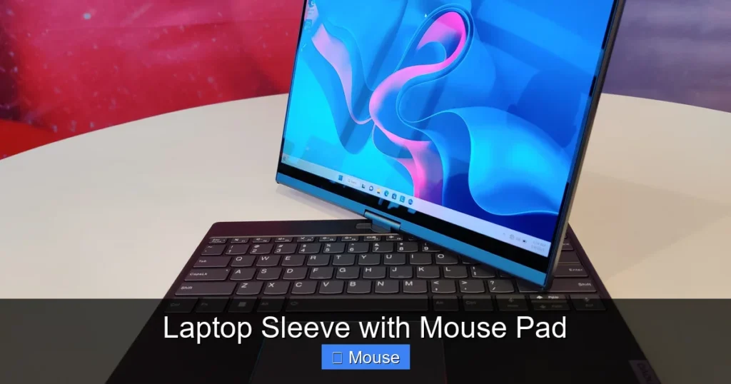 Laptop Sleeve with Mouse Pad