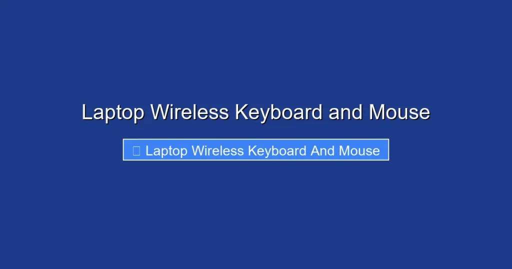 Laptop Wireless Keyboard and Mouse