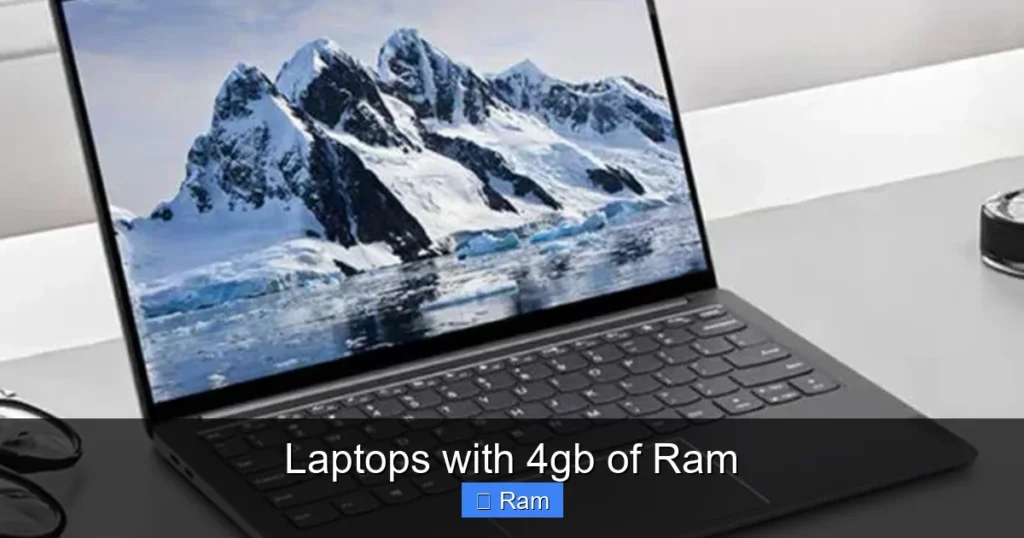 Laptops with 4gb of Ram