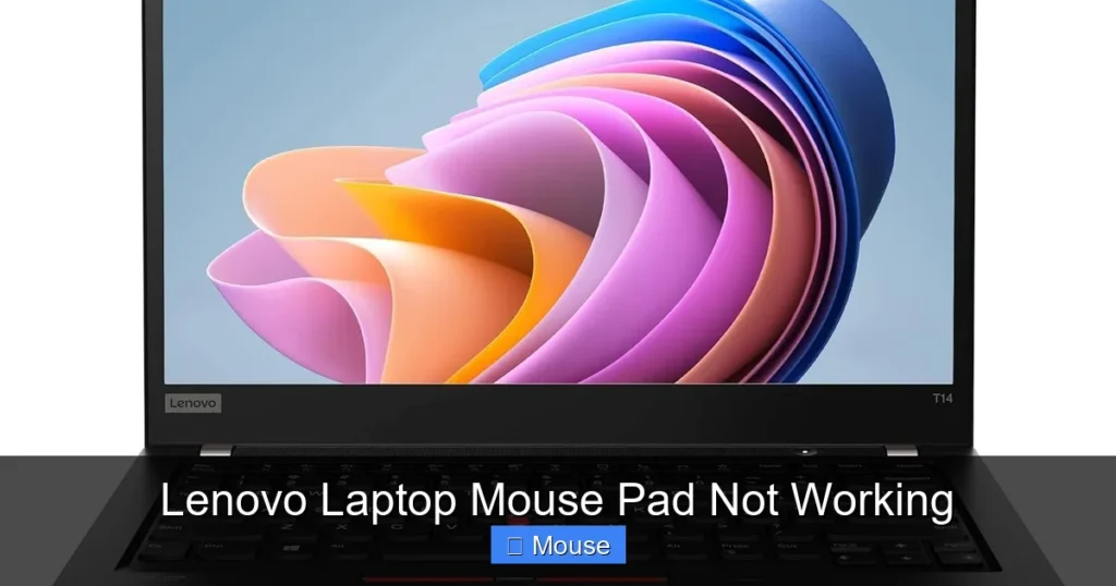 Lenovo Laptop Mouse Pad Not Working