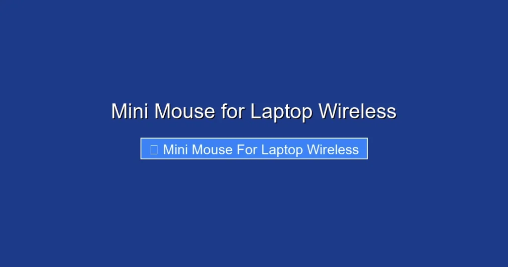 Mini Mouse for Laptop Wireless