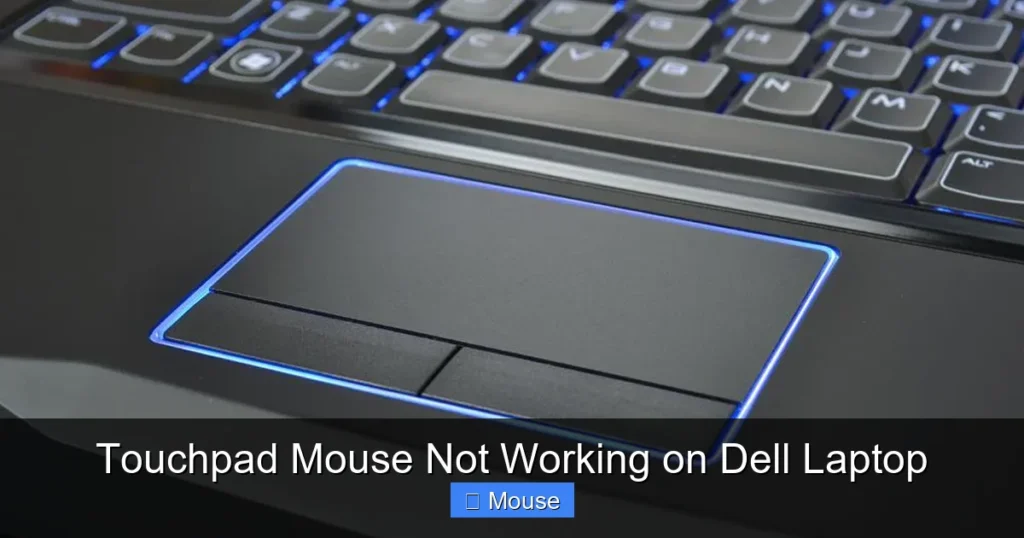 Touchpad Mouse Not Working on Dell Laptop
