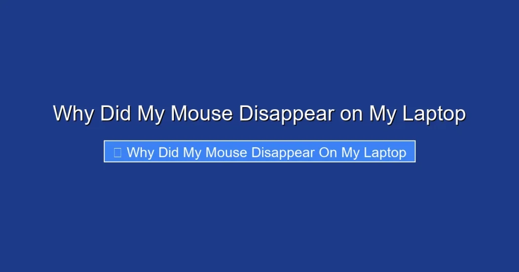 Why Did My Mouse Disappear on My Laptop