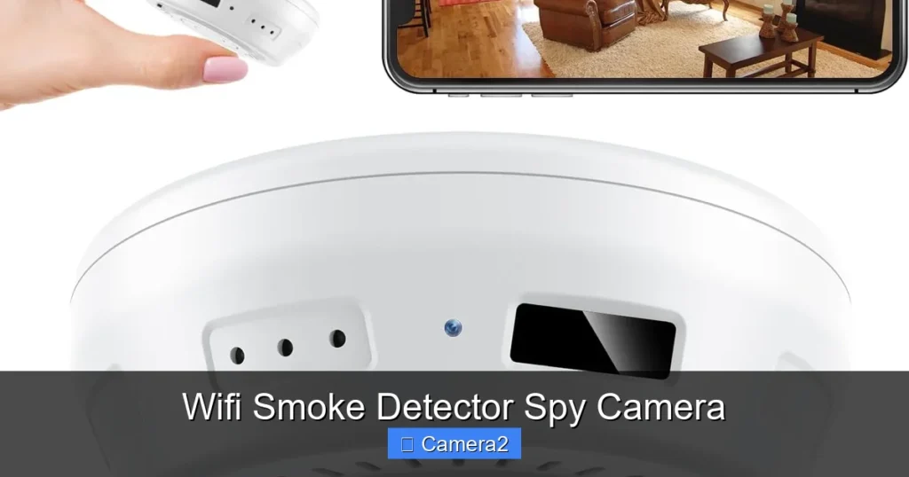Wifi Smoke Detector Spy Camera