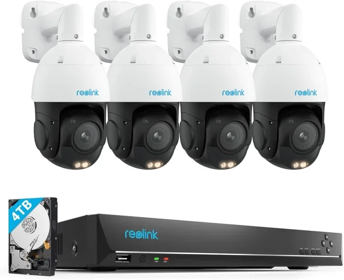 4k Security Camera with Optical Zoom