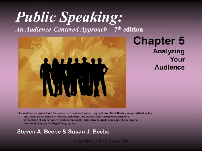 According to Your Textbook Public Speakers Need to Be Audience-centered