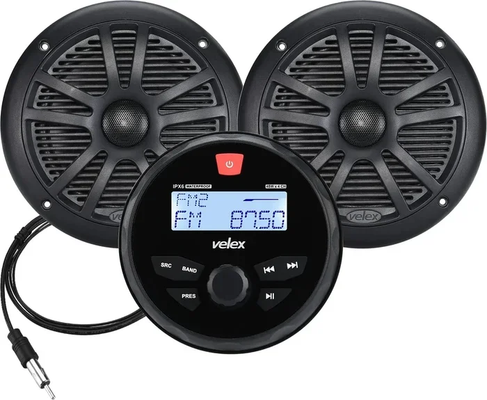 Bluetooth Marine Radio and Speakers
