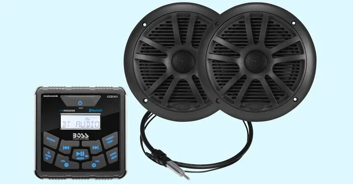 Boss Marine Radio and Speakers