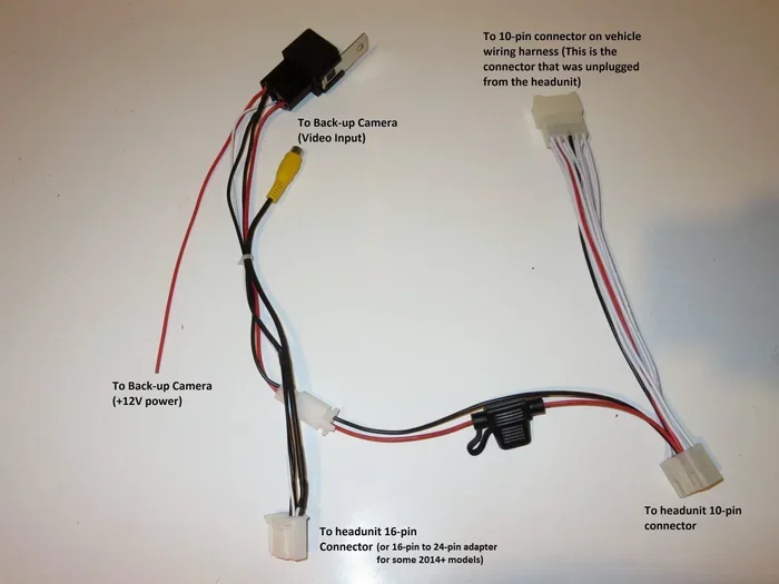 4 Wire Reverse Camera Wiring Diagram Pdf