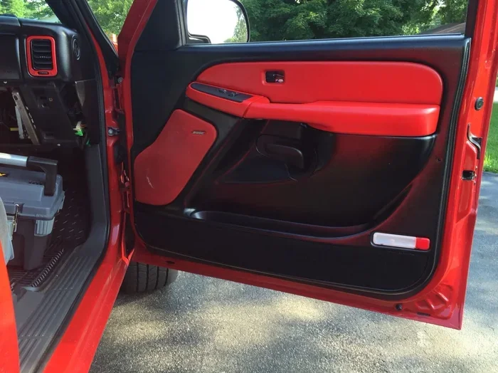 Chevy Silverado Custom Door Panels for Speakers