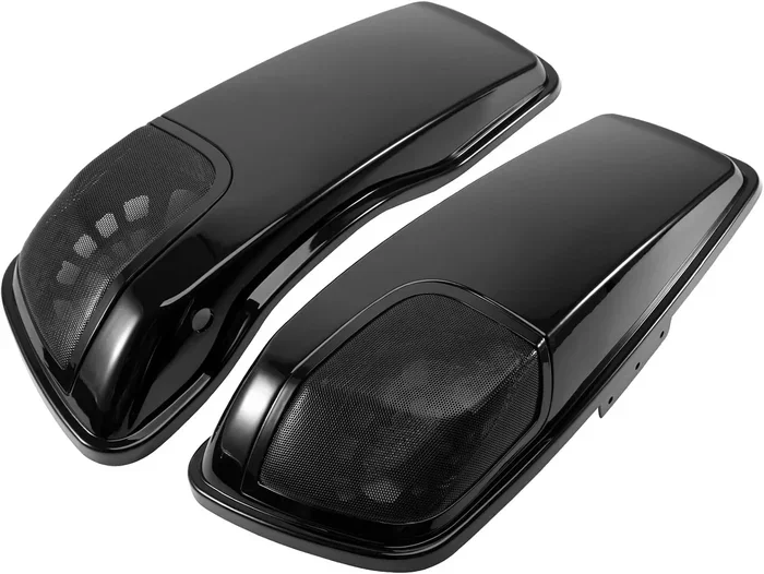 Harley Saddlebag Lid Covers with Speakers
