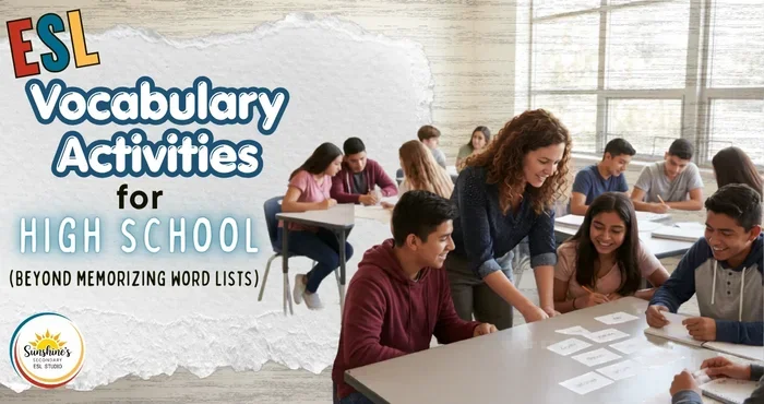 Spanish Speakers Learning English Worksheets