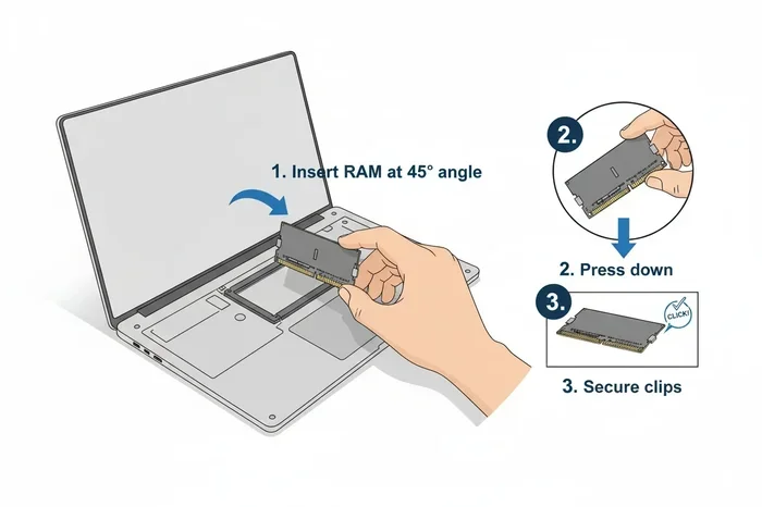 How to Install Ram into Laptop