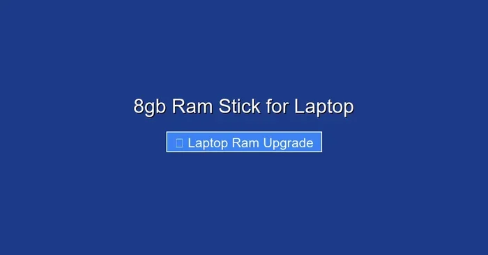 8gb Ram Stick for Laptop