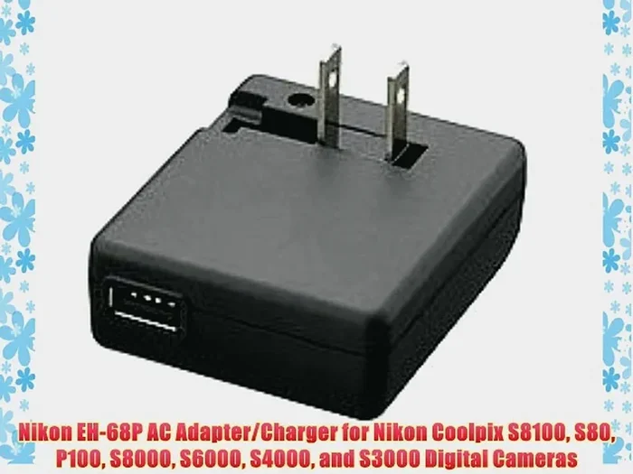 Nikon Coolpix S3000 Digital Camera Battery Charger