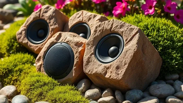 Outdoor Speakers That Look Like Rocks