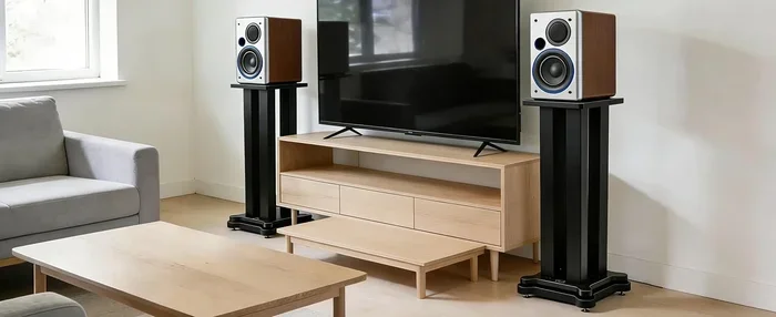 Surround Sound Speakers on Stands