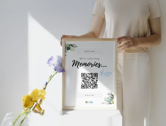 Disposable Camera Qr Code for Wedding