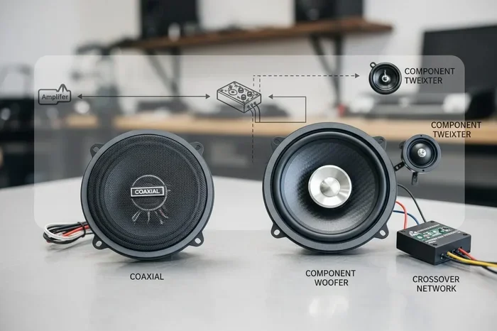What's the Difference Between Coaxial and Component Speakers