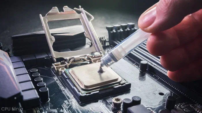 Applying New Thermal Paste to a Laptop Cpu Gpu