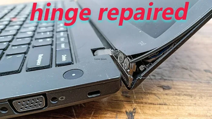 Repairing Broken Laptop Hinges or Cases