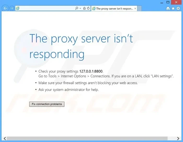 What Is a Proxy Error