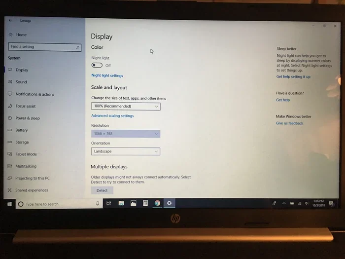 Dim Laptop Screen More