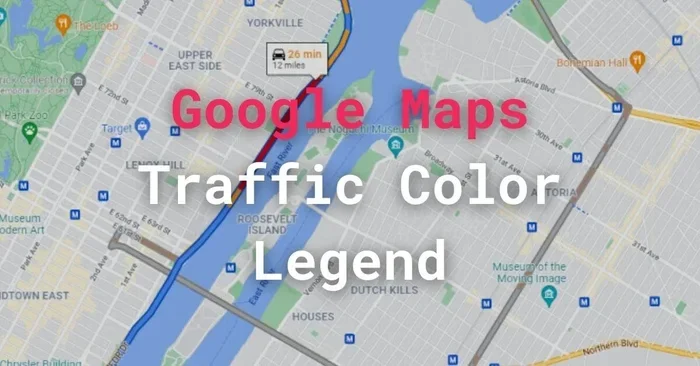 What Do the Road Colors in Google Maps Mean