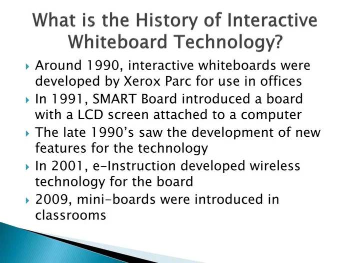 What Is the History of the Smart Board