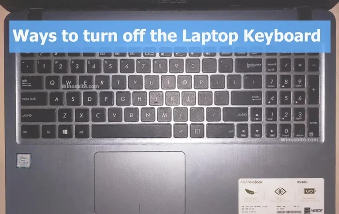 How to Turn Off Keyboard on Laptop