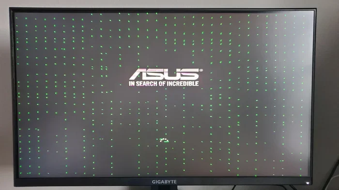 Green Dots on Laptop Screen