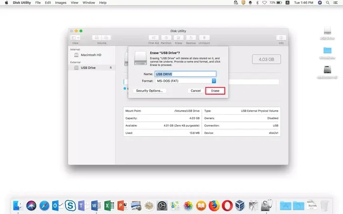 Why Cant I Format Usb to Fat32 on Mac