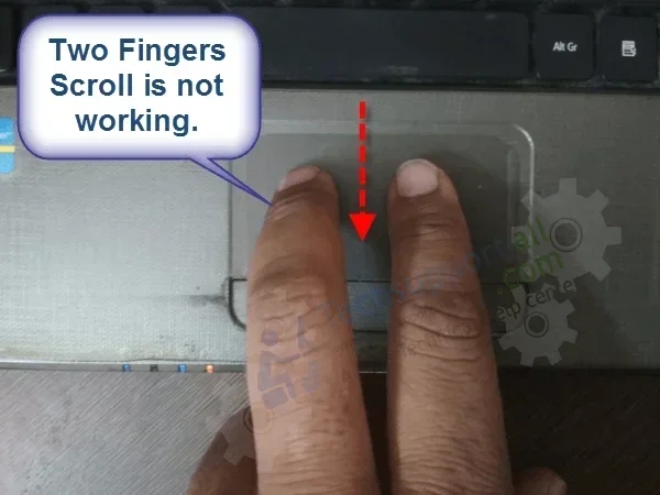 Touch Screen Laptop Not Scrolling